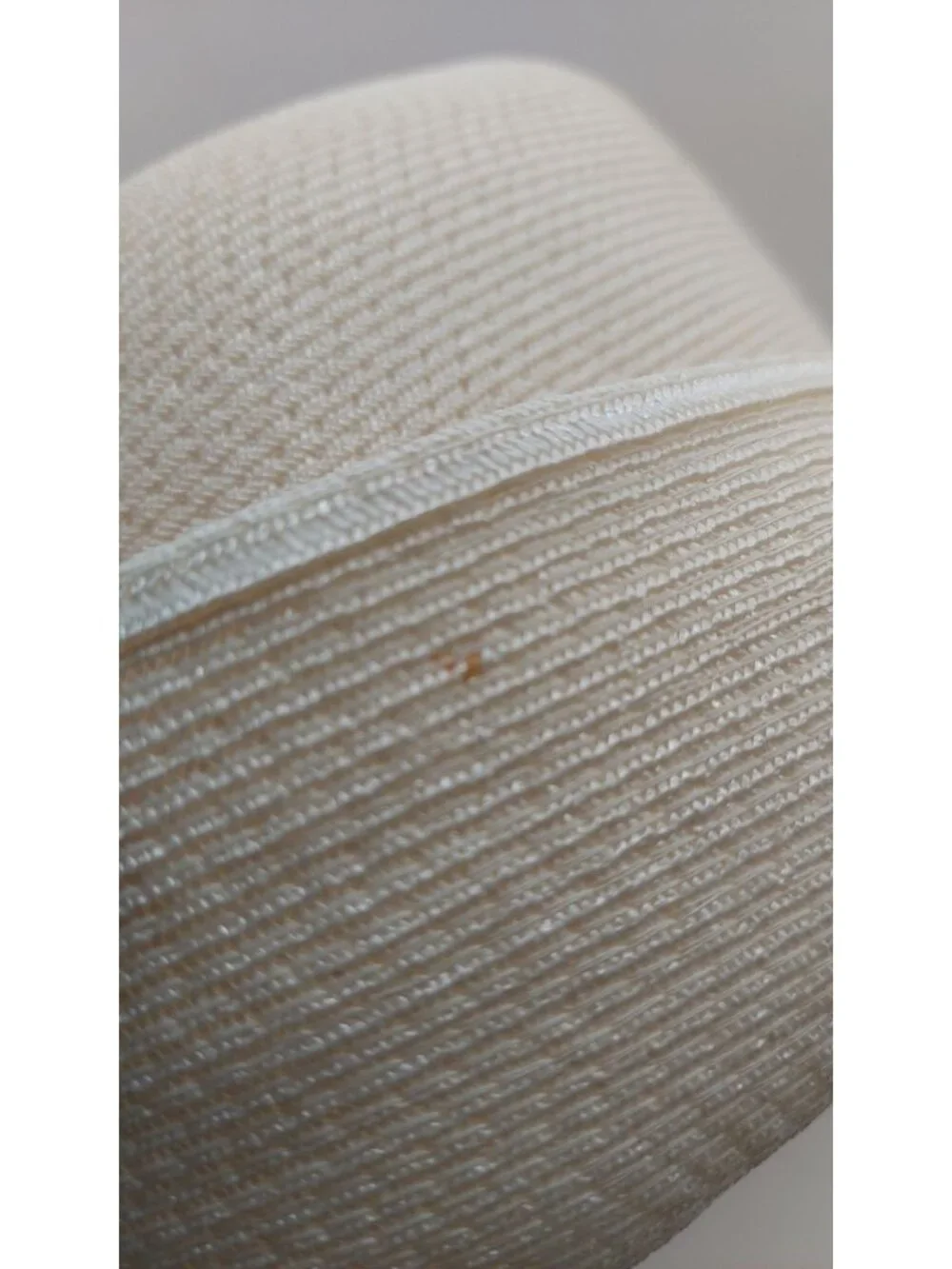 Union Made Jute Hat Beige W/ Bow USA Summer Lightweight Vintage MCM Cottagecore